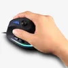 Wired Gaming Mouse Vertical Mouse Optical Mice 11 Buttons 10000DPI RGB Light Belt for Mac PC Computer Laptop