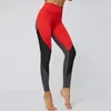 2021 Modesport Laufende Hosen Fitness Gym Gitgings Hohe Taille Workout Frauen Sexy Hohl Mesh Yoga Sportswear