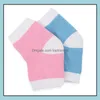 Treatment Health & Beauty10Pairs Sile Heel Moisturing Spa Gel Socks Feet Care Cracked Foot Dry Hard Skin Protector Maquiagem Drop Delivery 2