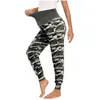 Ubrania ciążowe Kobiety Leopard Camouflage Casual Spodnie Strzyńskie Wygodne Lounge Pant Luźna Ciąża Odzież Spodnie 210918