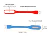 ミニクリエイティブUSBブックライトの柔軟な折りたたみ式LEDランプパワーバンクコンピューターノートブック5V 1.2W