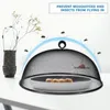 Kitchen Storage & Organization Hemoton Food Tent Dome Shaped Cover Stainless Steel Dense Mesh Design Foot Protector For Flies Mosquitoes Rep