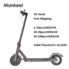 [EU INSTOCK] MANKEL Smart Scooter MK083 Składana deskorolka Max Speed ​​25km / h 36 V Skutery elektryczne 8.5 cala składany Kick-Scooter