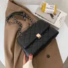 Women's Small Black Bag Fashion Handbag Travel Brand Women Single Shoulder s Slant Cross Simple Designer Large Capacity