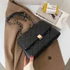 Petit sac noir pour femmes, sac à main de mode de marque de voyage, épaule Simple inclinée croisée Simple de styliste grande capacité