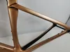 Cadre de vélo de route en carbone de haute qualité revêtement gris métallique brillant BB30 support inférieur 700C cadre de vélo en carbone