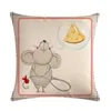 Cushion/Decorative Pillow Cartoon Mouse Pattern Cushion Cover Cheese Car Sofa Chair Linen 45x45cm