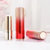 Gradiënt paars roze lege lippenstift buizen container diy lip balsem buis 12.1mm cosmetische navulbare fles 200pcs / lothigh aantal