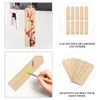 Bookmark 10pcs Wood Blank Bookmarks Unfinished Tags Creative Wooden Craft DIY Carved Graffiti Bamboo Board Material