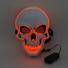 Halloween Mask Led Glow Skull Masks For Kids NewYear Night Club Masquerade Cosplay Costume 100pcs Free DHL or Fedex HH21-532