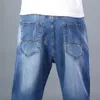 Jeans homme mince droit ample en 6 couleurs disponibles pour l'été 2021 Style classique pantalon extensible avancé marque