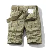 LBL Summer Heren Camo Cargo Shorts Katoen Militaire Camouflage Mannelijke Joggers Mannen Merk Kleding Pantalon Corto Korte Homme 210629