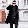 Men's Wool & Blends Autumn And Winter Fashion Jackets Imitation Mink Plus Velvet Thick Warm Middle-aged Elderly Jacket Fur Coat Viol22