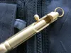 Grapesfish Custom CNC Machined Outdoor Gadgets Hidetoshi Nakayama Style Soild Brass Bolt Ball Pen EDC Tactical Defense Survival Rescue With Ring