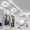 Nowoczesny LED Crystal Flush Mount Sufit Lights Aisle Corridor Oświetlenie sypialni Kreatywny pokój dzienny Proste lampy balkonowe