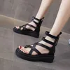 2022 Femme Gladiateur Plage Dames Tongs Diapositives Meilleure Qualité Chaussures Femme Sandales Casual Mocassins Femmes Sandalias Mujer Femmes Sandales