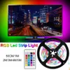 5V USB RGB LEDストリップライト2835SMDフレキシブルLEDSTRIP RGBWリボン1M 2M 3M 4M 5M HDTV TVデスクトップ画面バックライトバイアス照明