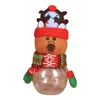 Christmas Decorations Candy Jar Santa Snowman Elk Cartoon Doll Bottle Boxes