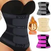 Shapers da donna Allenamento in vita Allenatore con tre cinturini regolabili Neoprene Sweat Body Shaper Perdita di peso Faja Shapewear Cintura per la pancia Slim