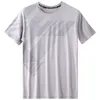 T-shirt de sport nouvel été pour hommes, manches courtes, soie glacée fine, col rond respirant Prix usine conception experte Qualité Dernier style Statut d'origine