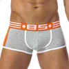 5 pçs / lote Men's Underwear Boxer Masculino Calcinha Algodão Homem Underpants Boxers Soft Boxershort Sólido Sold Sob Wear BS101 H1214