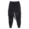 Men's Pants Men Joggers Multi-pocket Elastic Waist Harem Hip Hop Streetwear Sweatpants Pencil Techwear