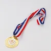 Le medaglie di sublimazione favoriscono la medaglia del premio in lega di zinco fai-da-te vuota con premi per giochi di incontri sportivi a nastro