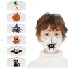 Nieuwe kinderen volwassen katoenen gezichtsmasker anti-stof en winddicht gedrukt maskers Halloween cartoon masker