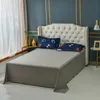 Soft Comforter Duvet Cover Cotton Pościel Zestawy 4 sztuk Projektant Luksusowy List Drukowanie Bedclothes Poszewka na poduszkę