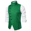 Men039s Westen Solide Herren Anzug Weste Beiläufige Dünne Männer Formale Kleid Business Hochzeit Weste Männlichen Gilet Homme Einreiher Par4247329