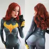 3D -geprinte vrouwelijke batgirl cosplay kostuums vrouw superheld zentai pak Halloween bodysuit volwassenen kinderen248u