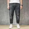 46 44 42 Mäns lösa överdimensionerade svarta jeans mode streetwear casual harem byxor 2021 höst nya denim byxor märke kläder g0104