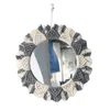 Зеркала y1qb висит настенное зеркало тканые макромета с кисточкой ручной работы орнамент