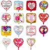 Party decoration 18inch Heart Shape Spanish Feliz Dia Mama Foil Balloons Happy Mother's Day Decorations Helium Globos Birthday GGA4728