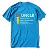 Men's T-Shirts Graphic Druncle Beer Definition Like Normal Uncle Humor Short Sleeve T-Shirt Top Tee Novelty Gift