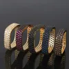 Wedding Rings Funmode Cubic Zirconia Pave Square Design European Party Show Women Gold For Girls Gifts Hele FR131709991