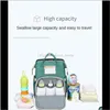 Diaper Bags Diapering Toilet Training Baby Kids Maternity Drop Delivery 2021 Folding Crib Mommy Multifunctional Large Capacity Mother And Bab