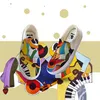 boyama tuval spor ayakkabıları