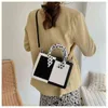 Winkelen Tassen Nieuwe Trendy Textuur Hoogwaardige Schouder Merk Designer Niche Handtas Zomer Westerse Stijl Grote Capaciteit Messenger 220301