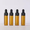 4 ml lege glazen druppeldlessen Amber Lotion Cosmetisch monster Essence Container 500pcs/Lot