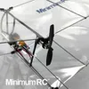 Minimumrc Garnalen V2 Biplane Ultra-licht vliegtuig Koolstof Vezel Remote Control Glider Indoor Vaste vleugel Driewegmodel Vliegtuigen 211026