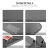 Bärbar ärmväska för MacBook Air 11 12 13 Pro 15 Handväska 13.3 "15.4" 15.6 "Inch NoteBook Cover Dell HP Lenovo med stativ