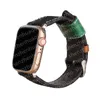 Для Apple Watch Bands 7 Series Watch Strap iWatch Band 3 4 5 6 SE 44 мм 45 мм 41 мм 42 мм 38 мм Роскошный браслет Модный дизайнерский браслет Высококачественные кожаные смарт-ремни