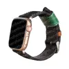 Cinturini per cinturini per Apple Watch Cinturino per orologio serie 7 iWatch Band 3 4 5 6 SE 44mm 45mm 41mm 42mm 38mm Cinturino di lusso Fashion Designer Brace