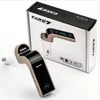 Car Wireless Bluetooth MP3 FM Transmitter Modulator 2.1A Car Charger Wireless Kit Support Hands-free G7 With USB Car Charger With Package