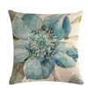 Cushion/Decorative Pillow Blue Flower And Bird Series Cushion Decorative Pillows Home Decor Throw Decorations Sofa