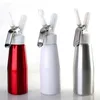 New500ml Metal N2O Dispenser Dispenser Creme Whipper Sobremesa Sobremesa Molhas de Manteiga de Gelo Alumínio Inoo Inoxidável Chicoteado Creme Fresco Faquir Maker EWF6669