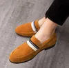 2021 Promotion New spring Men Velvet Loafers Party wedding Shoes Europe Style red/black/green Velvet Slippers Driving moccasins