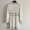 Dresses Summer Sweater Skir Two Pieces Skirt Short Sleeves Knitted Cloth Luxury Designer Clothes Causual Wear Knitting Clothing 2 Different Designs-2