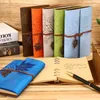 Travelers Vintage Notebook PU Leather Blank Kraft Diary Note Book Journal Sketchbook Stationery School Office Supplies A7/A6/A5 210611